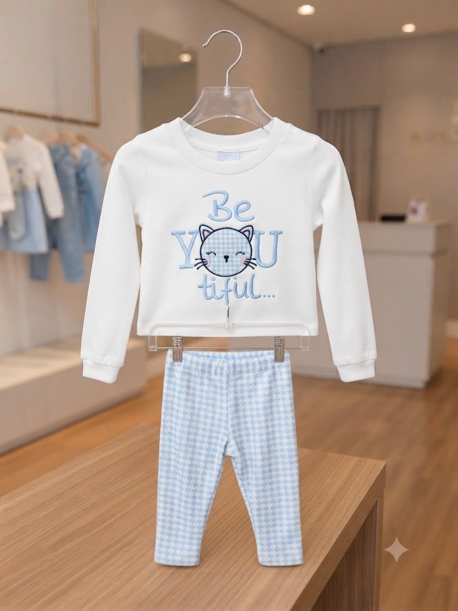 Conjunto Infantil Gatinha