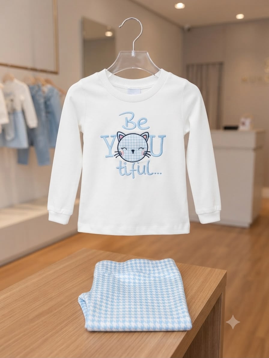 Conjunto Infantil Gatinha