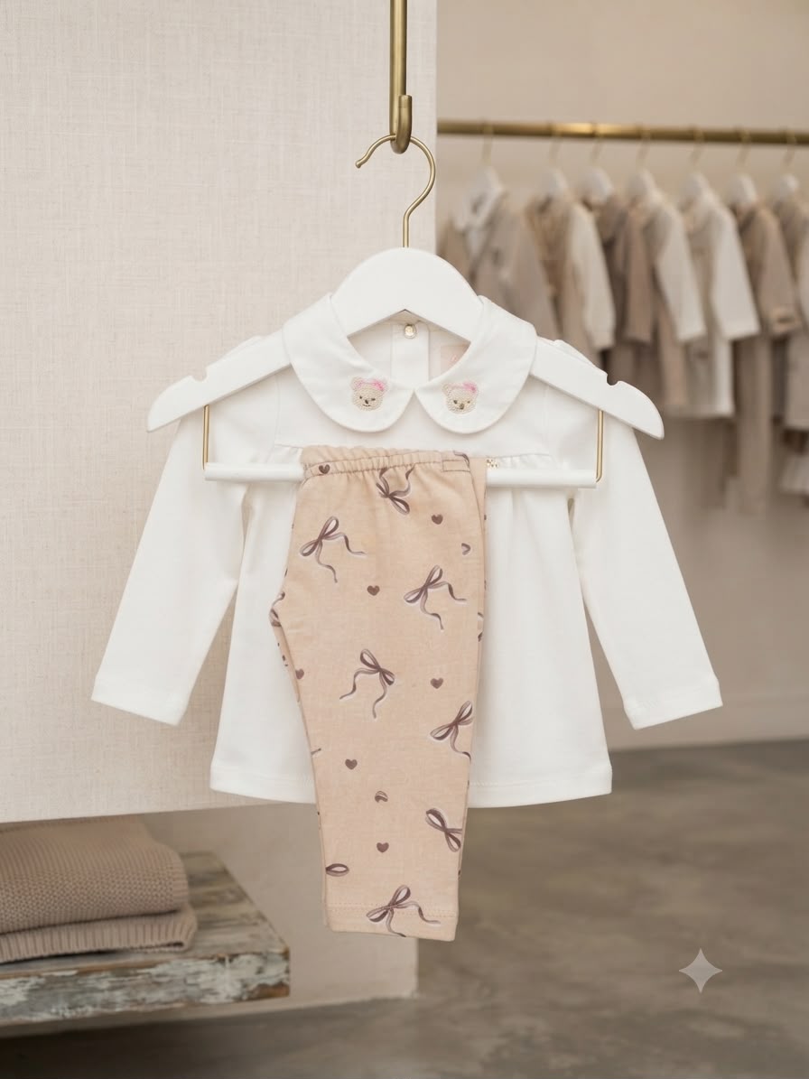 Conjunto Infantil Ursinhos Lacinhos