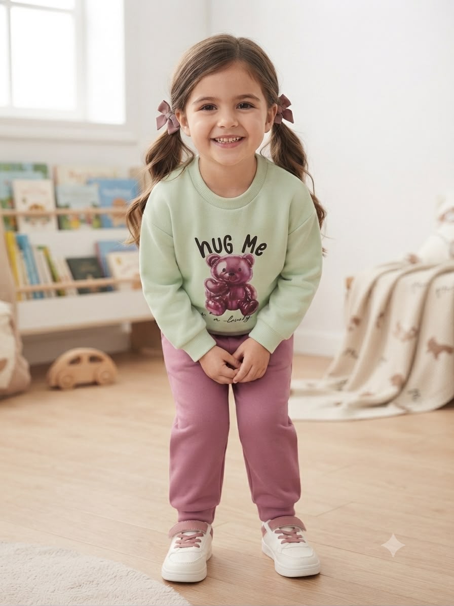 Conjunto Infantil Flanelado Ursinho