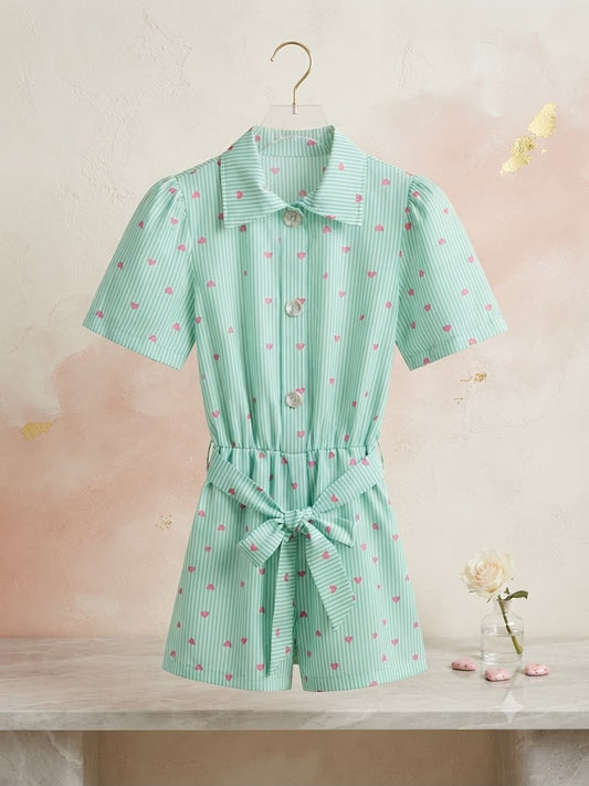 Macaquinho Infantil Corações