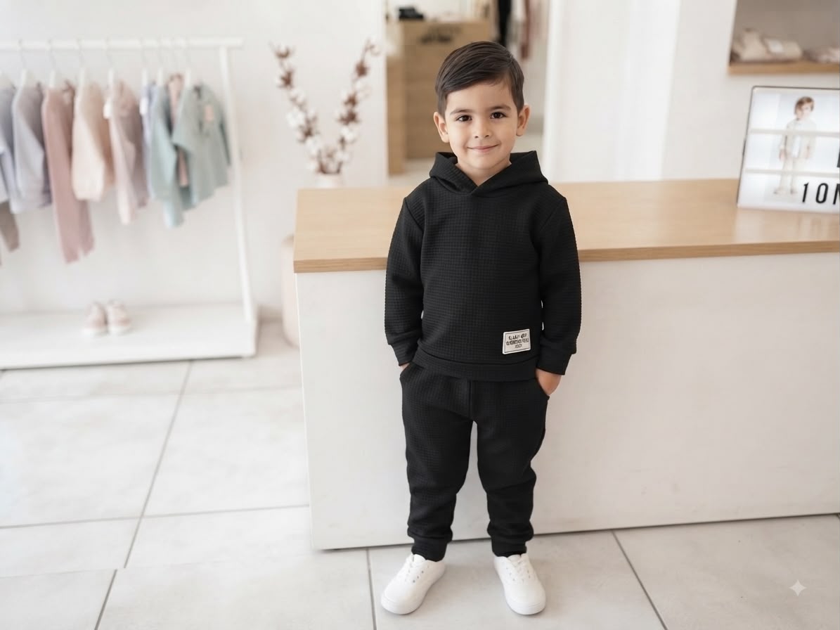 Conjunto Infantil Masculino Preto