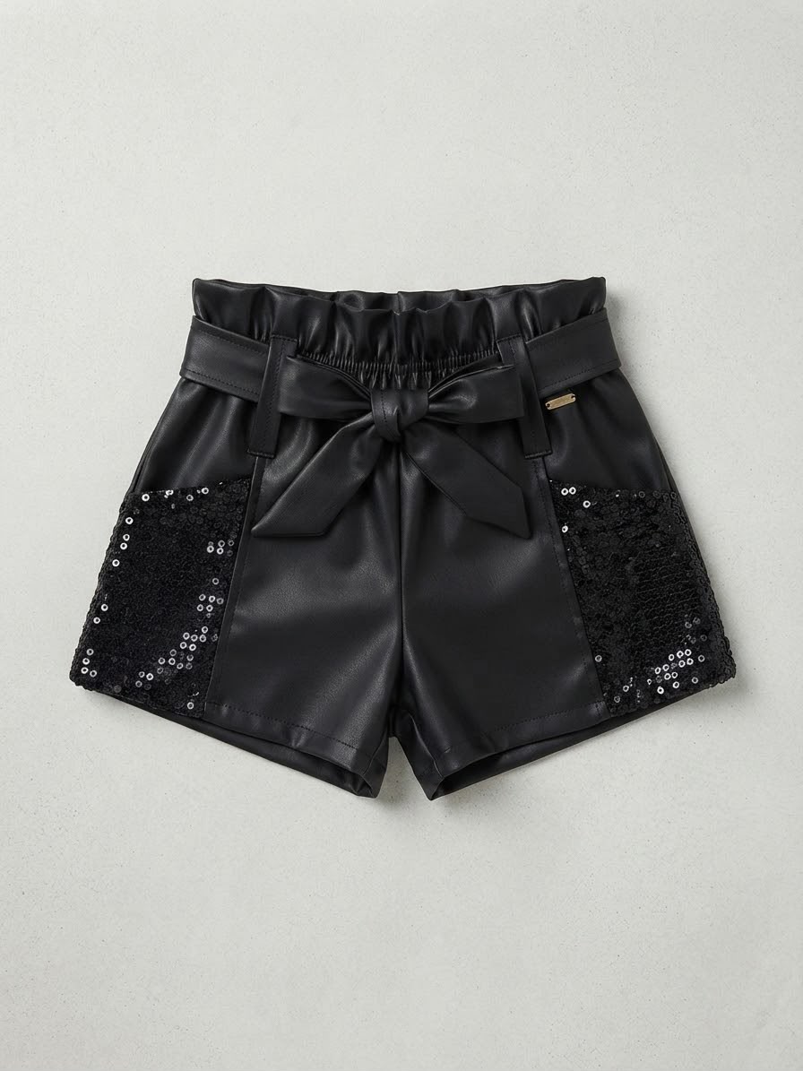 Shorts Infantil Courino Paête
