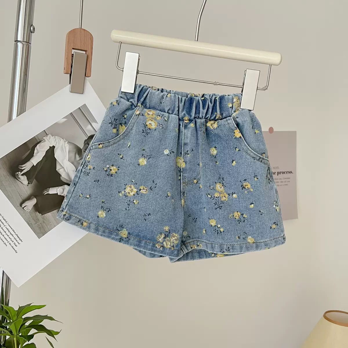 Conjunto Infantil Jeans Florzinhas