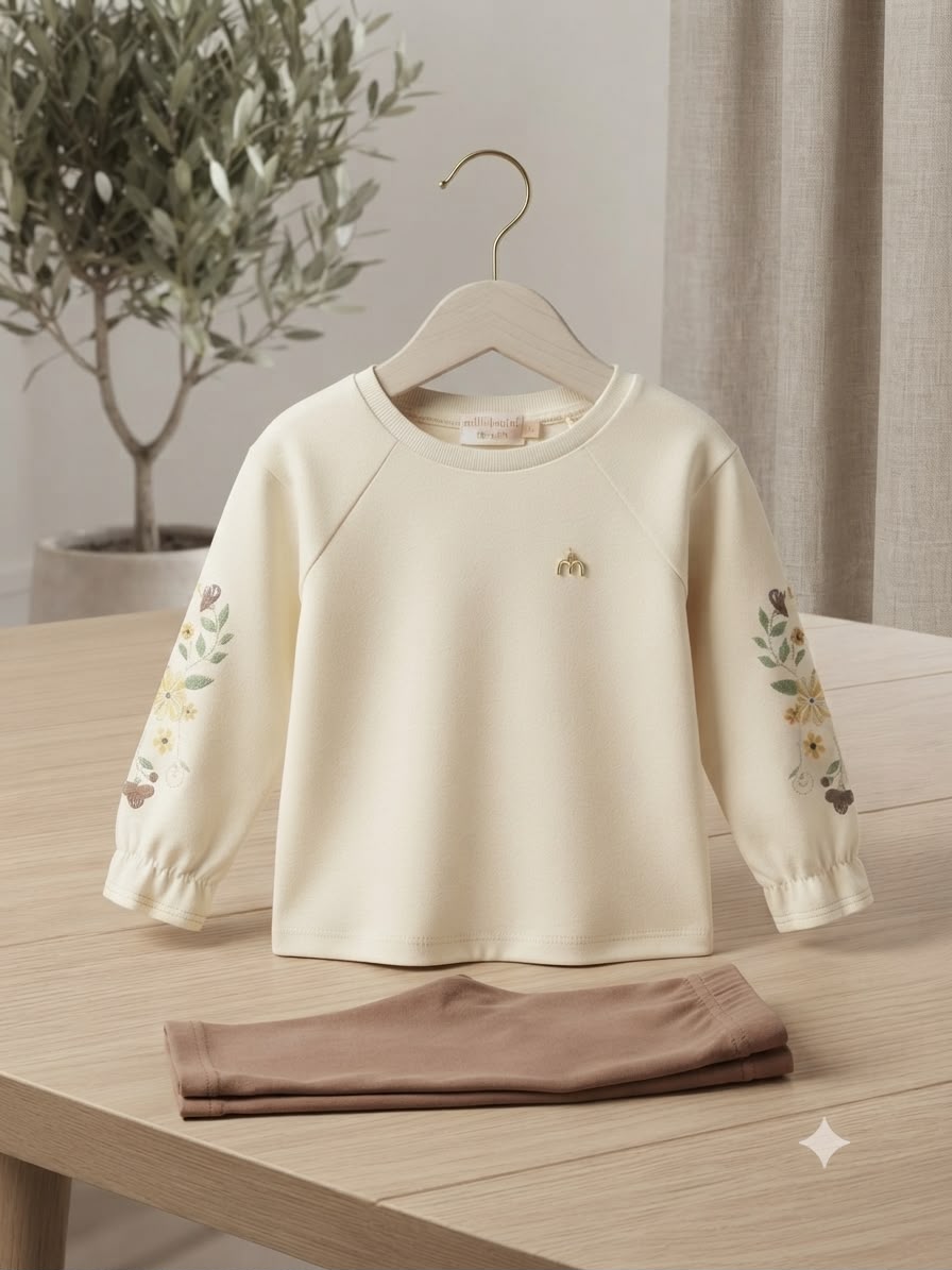 Conjunto Infantil Florzinhas Delicado