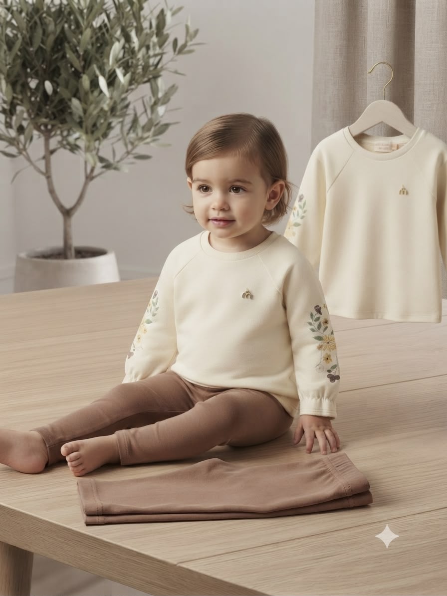 Conjunto Infantil Florzinhas Delicado