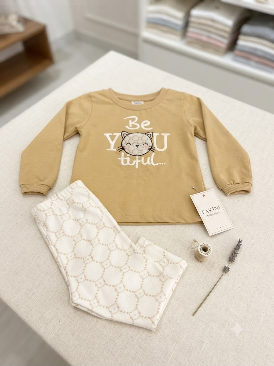 Conjunto Infantil Gatinha