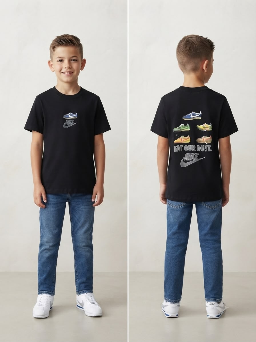 T- Shirt Infantil Preto NK