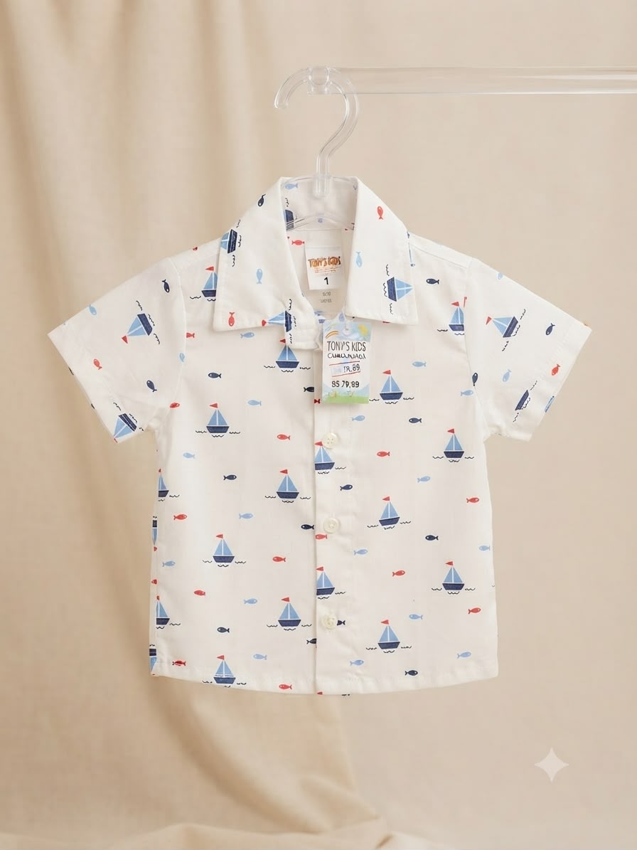 Camisa Infantil Masculina Social