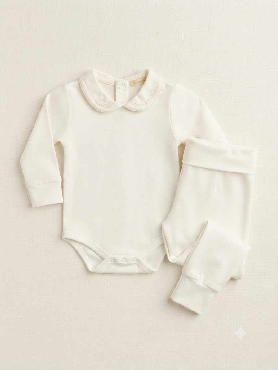 Conjunto Infantil Para Bebê Golinha Bordada