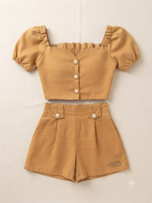 Conjunto Infantil Verão Botões