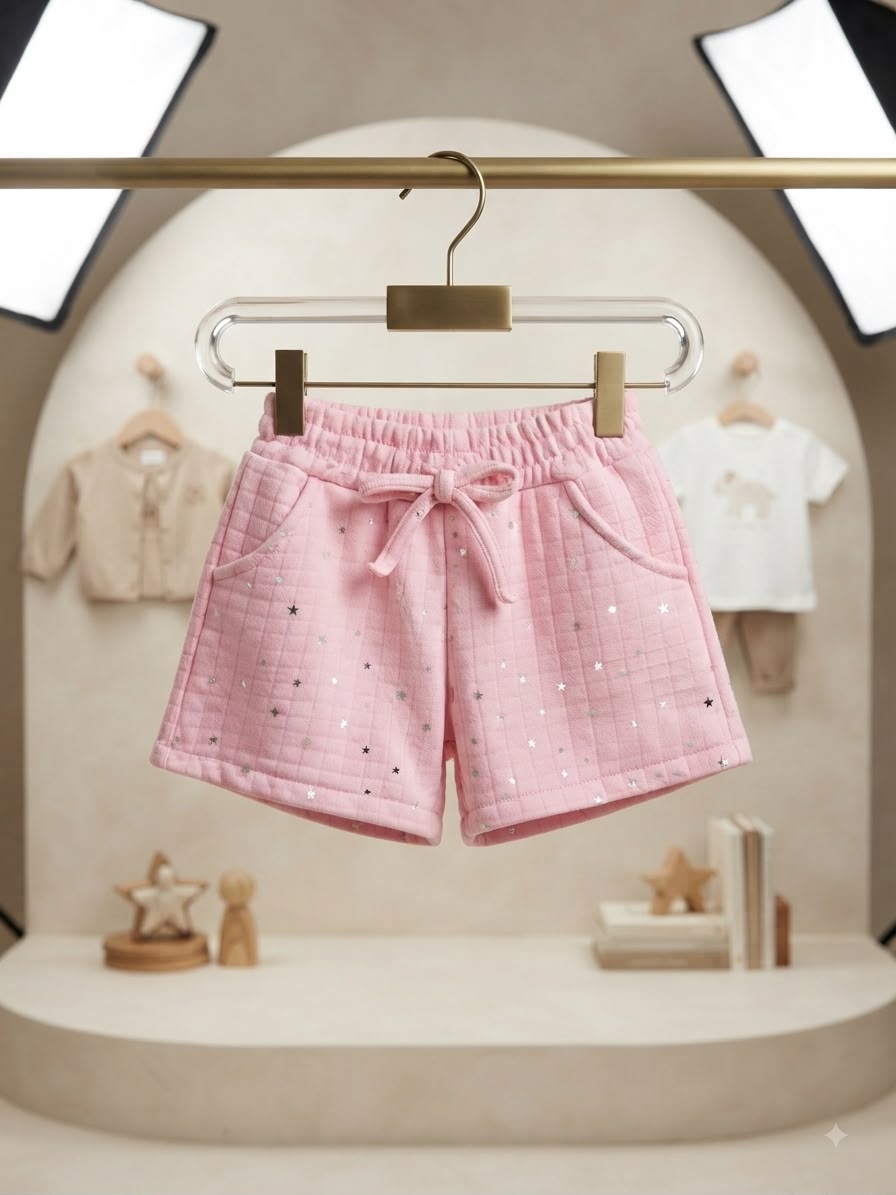 Shorts Infantil Estrelinhas