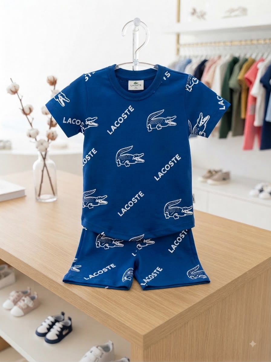 Conjunto Infantil Azul Jacaré