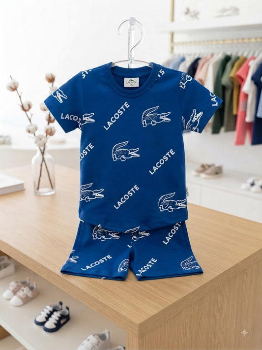 Conjunto Infantil Azul Jacaré