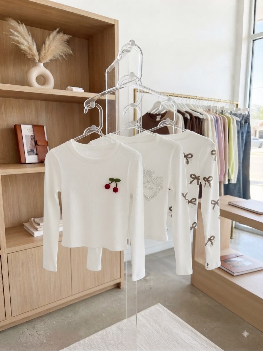 Blusinha Infantil Detalhes Pedras Brilhantes