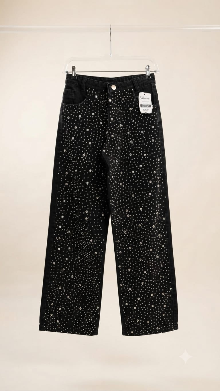 Calça Jeans Pedrarias