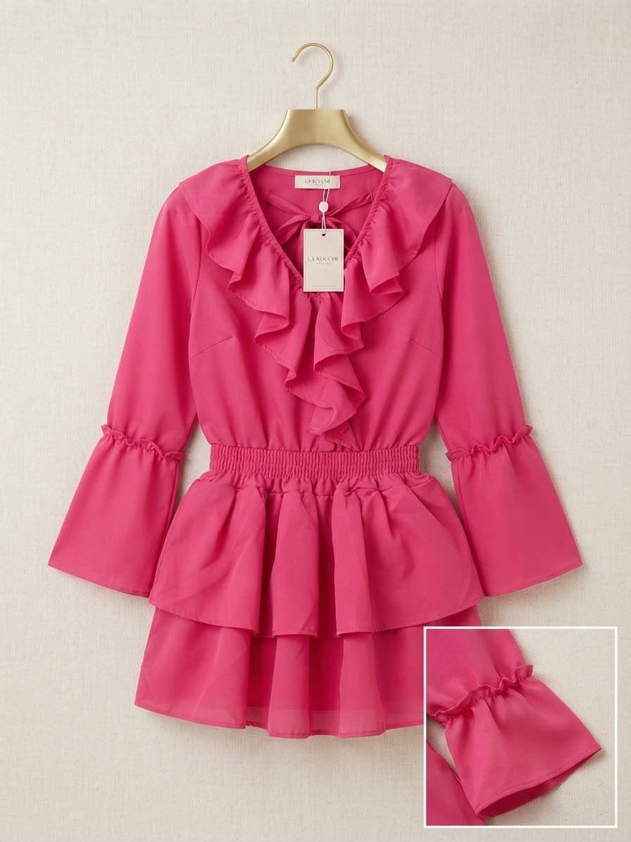 Conjunto Pink Babados
