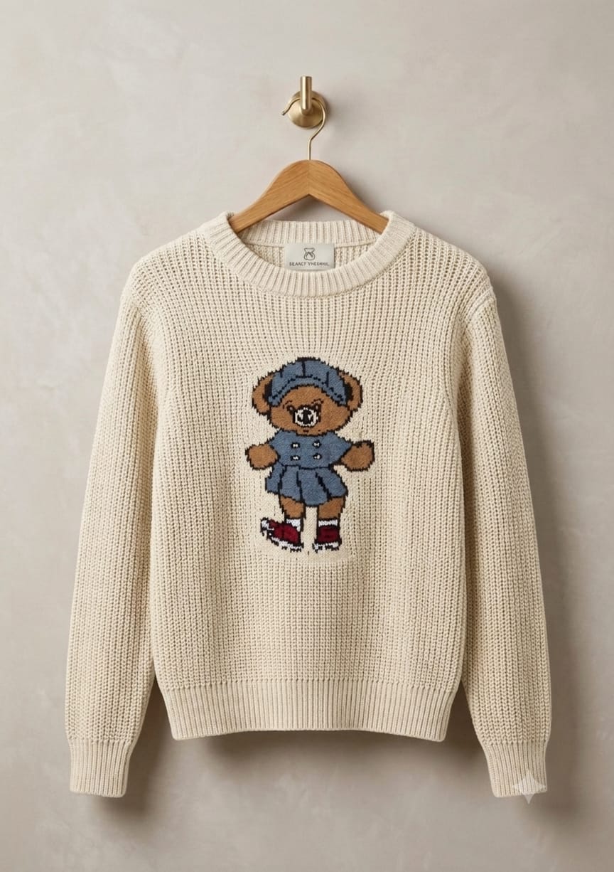 Tricot Infantil Feminino Ursinho