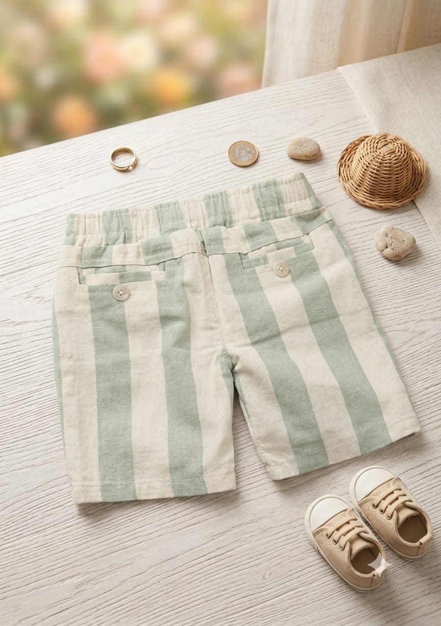 Shorts Infantil Masculino Listras