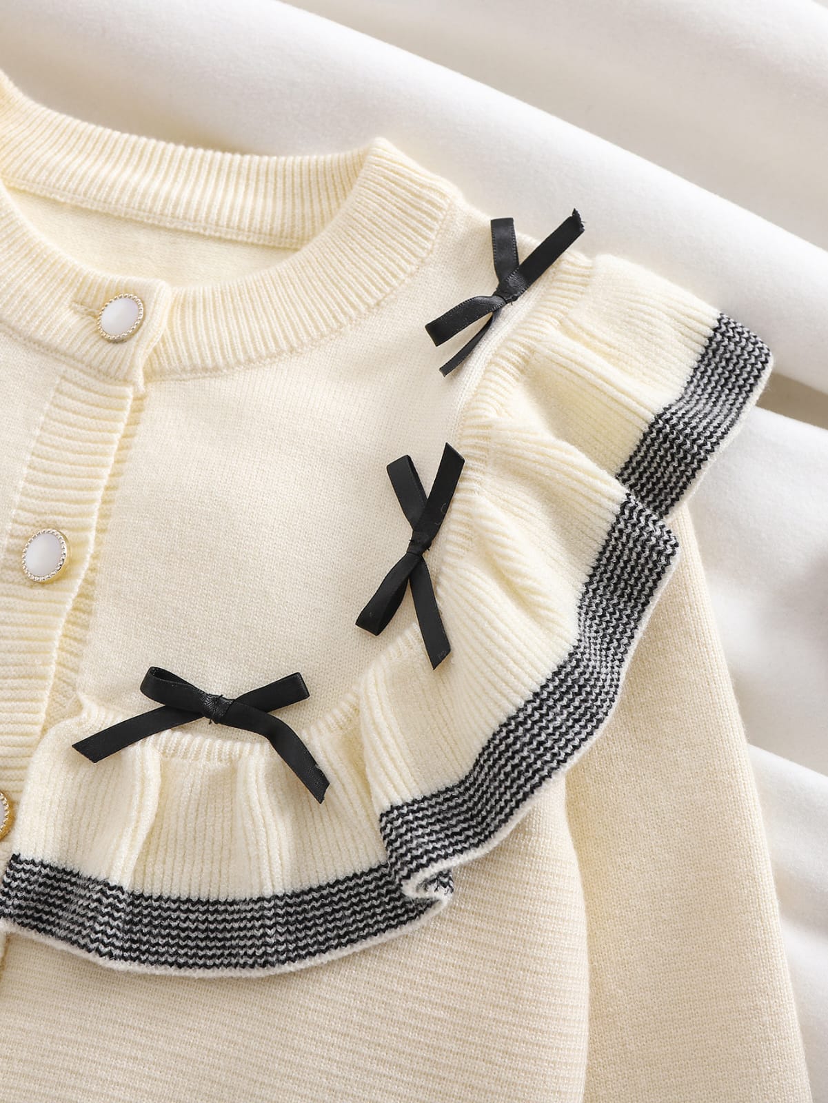 Conjunto Infantil Feminino Xadrez Lacinhos