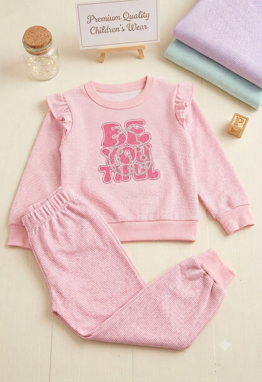 Conjunto Infantil Flanelado Joaninhas