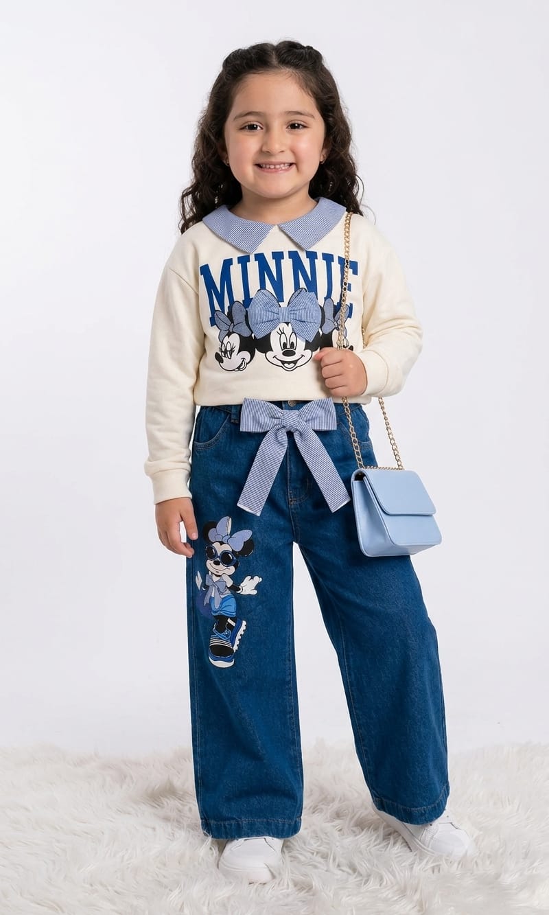 Conjunto Infantil Minnie Lacinhos