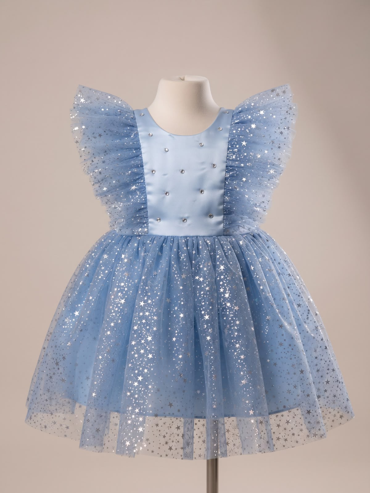 Vestido Azul Estrelinhas