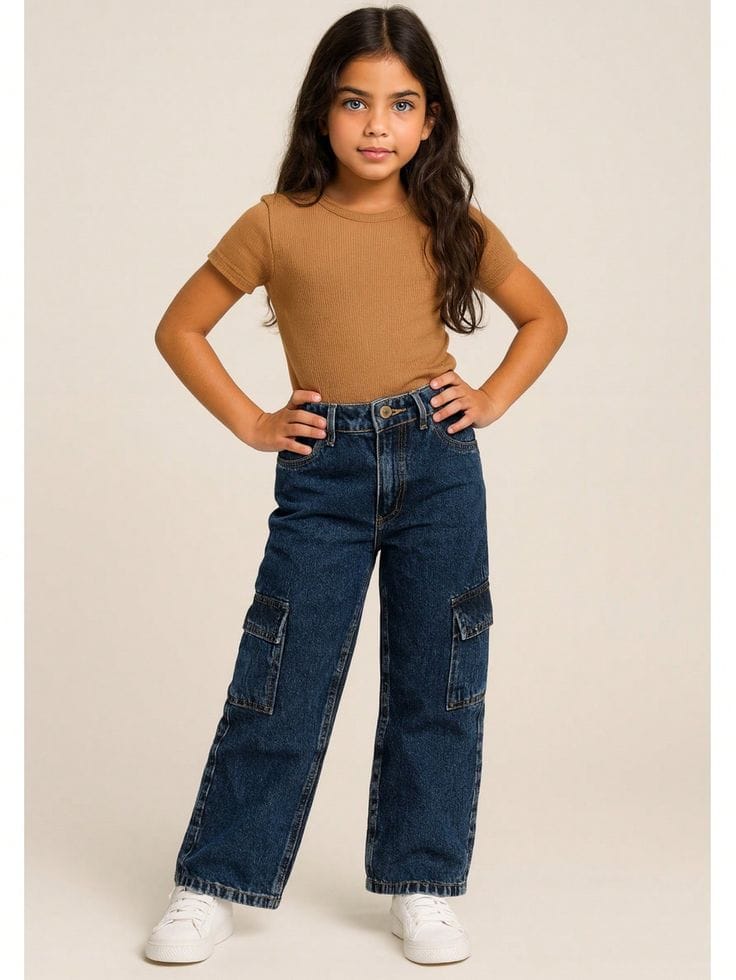 Calça Cargo Infantil Feminina