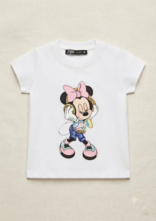 T-Shirt Infantil Feminina Minnie