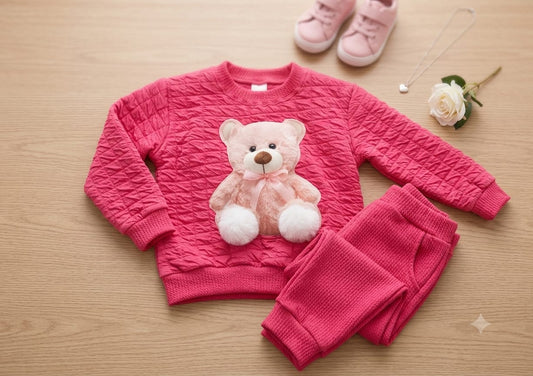 Conjunto Infantil Ursinho Pompom