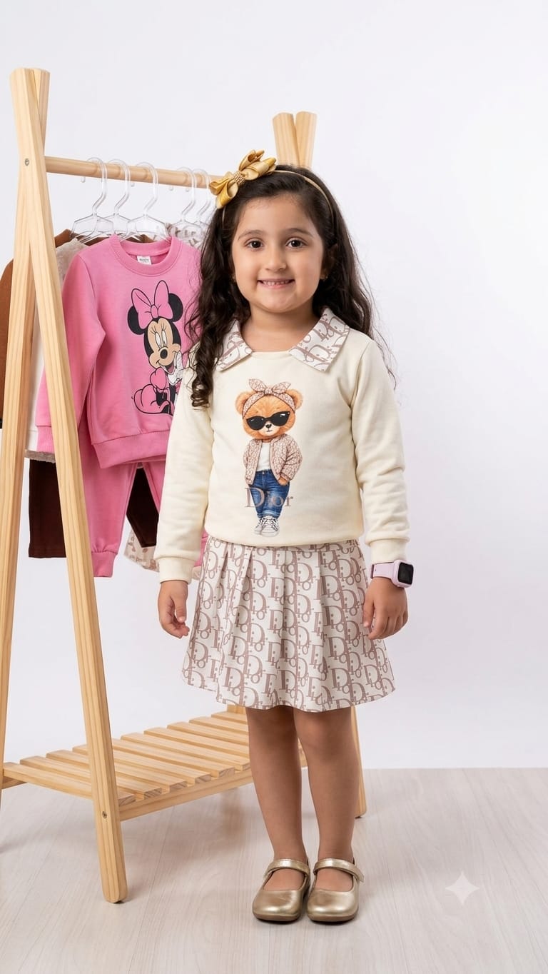 Conjunto Infantil Feminino Ursinha