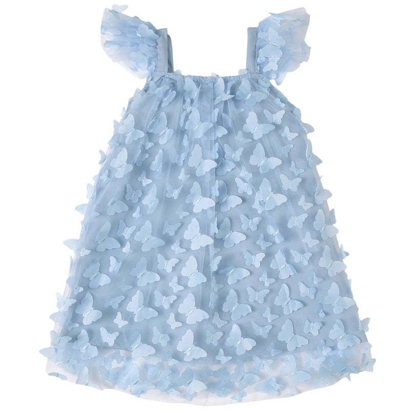 Vestido Infantil Tule Borboletinhas