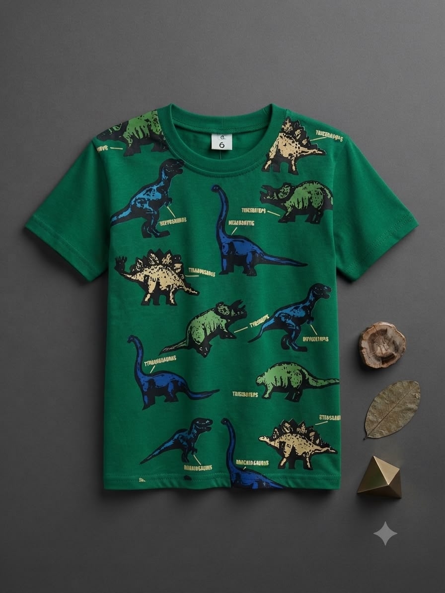 T- Shirt Infantil Dinossauros