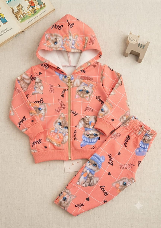 Conjunto Infantil Love Gatinha