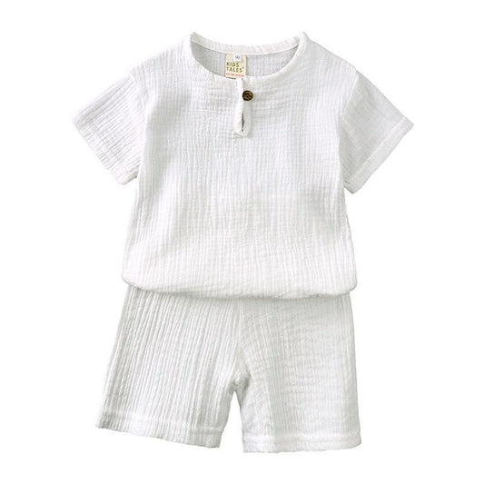 Conjunto Infantil Masculino Branco