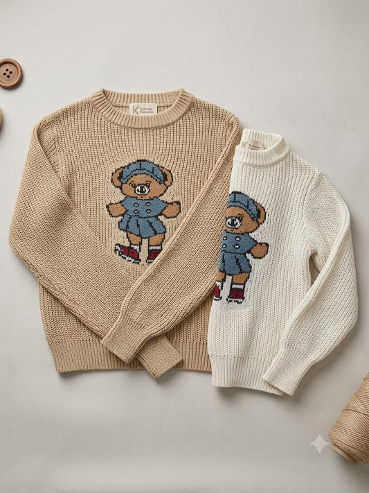 Tricot Infantil Feminino Ursinho