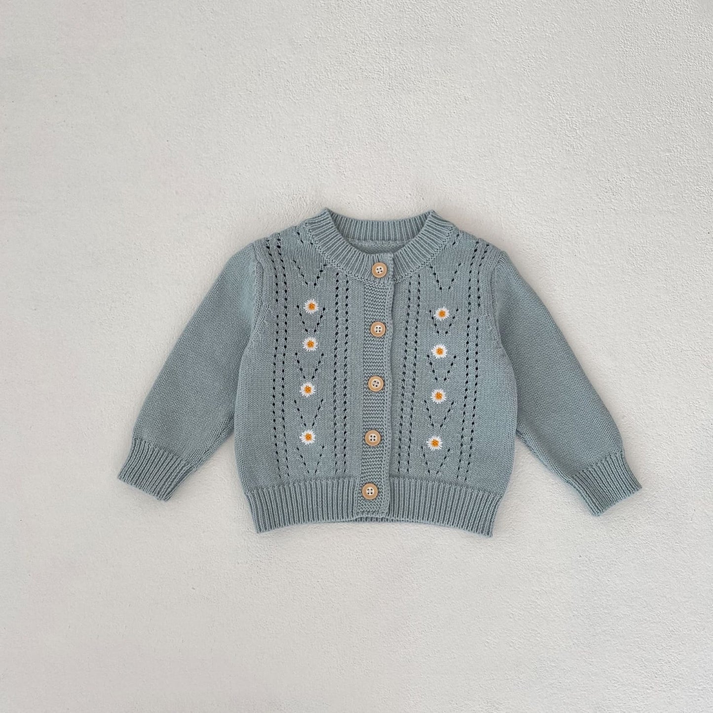 Conjunto Infantil Feminino Tricô Tulipa