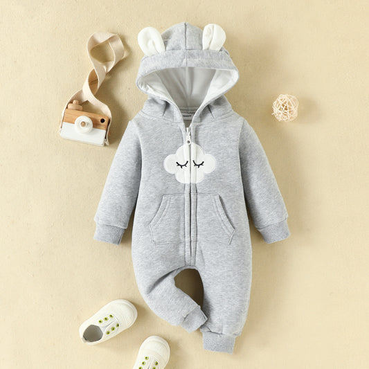 Macacão Infantil Feminino Inverno Nuvem