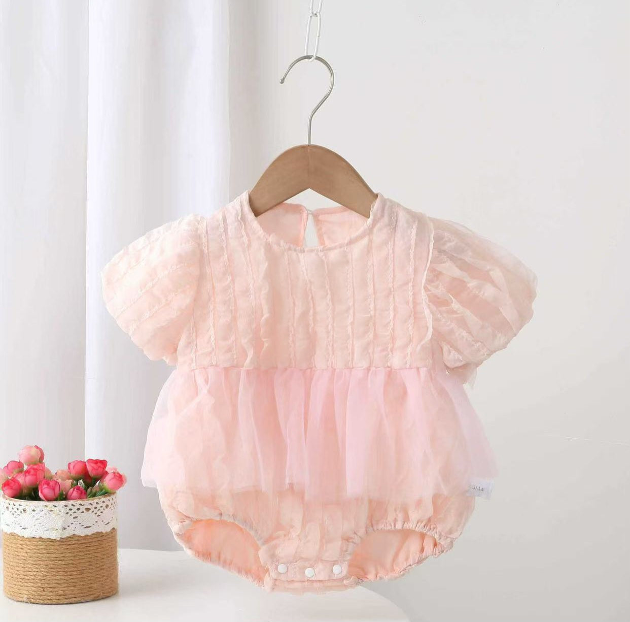 Body Infantil Feminino Tule