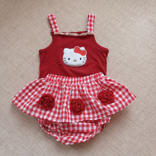 Body Conjunto Infantil Feminino Hello Kity
