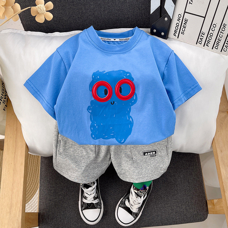 Conjunto Infantil Masculino Óculos Verão