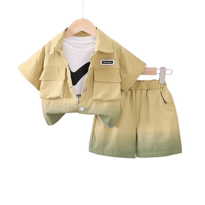 Conjunto Infantil Masculino Moderno 3 Peças