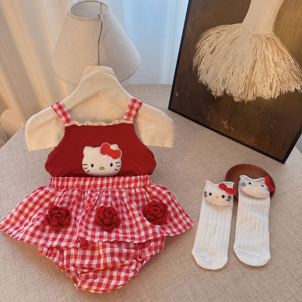 Body Conjunto Infantil Feminino Hello Kity