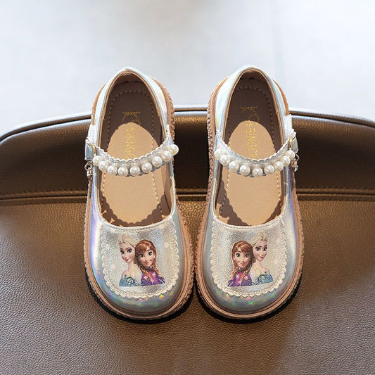 Sapato Infantil Feminino Pérolas Frozen