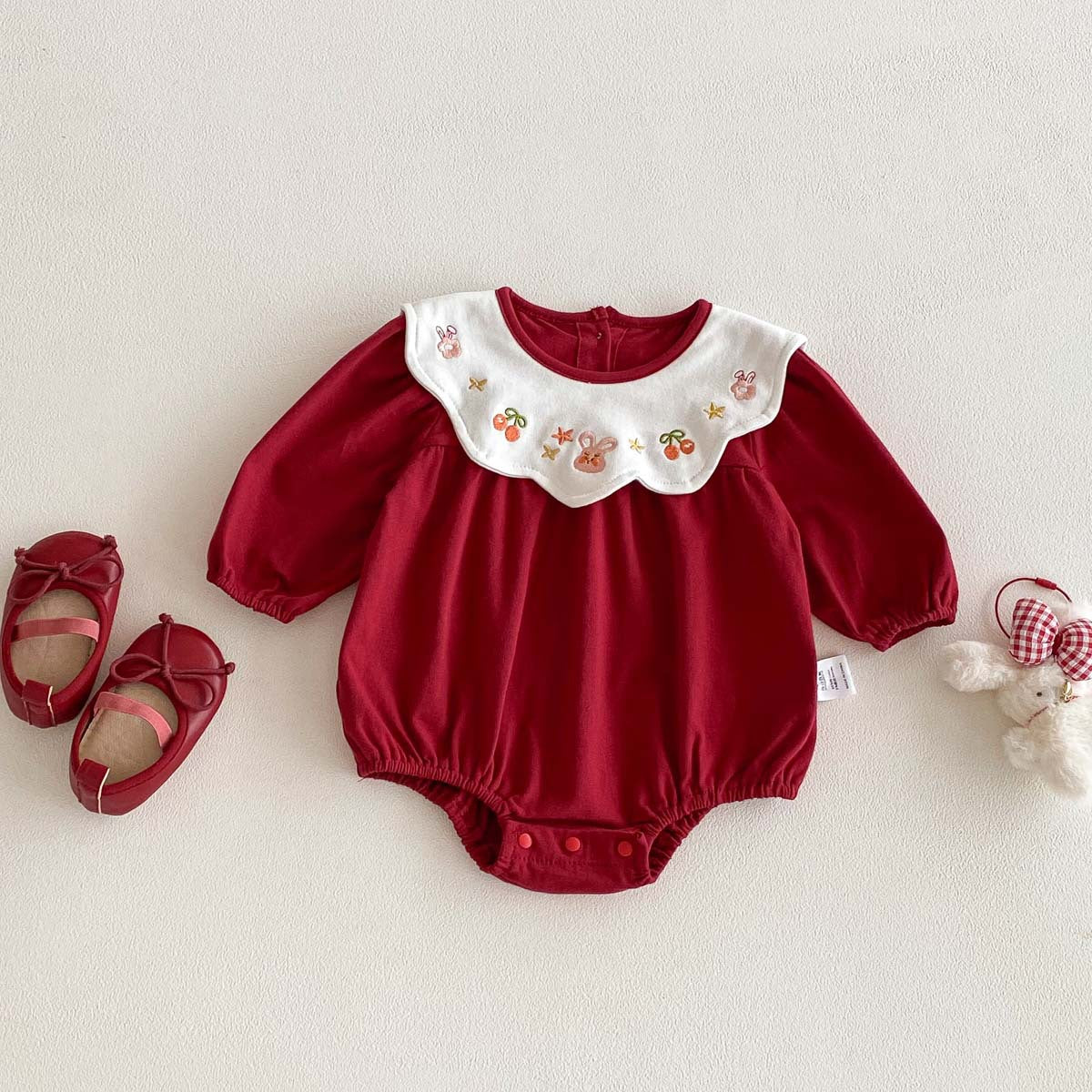 Body Infantil Feminino Vermelho Golinha