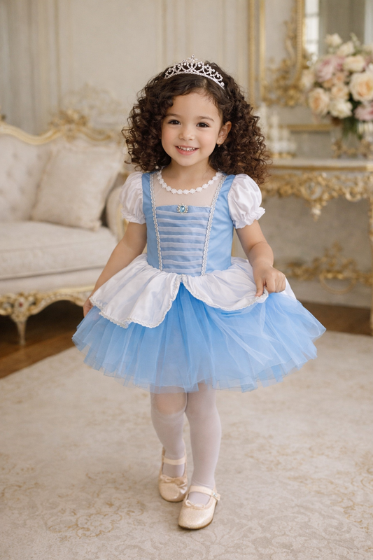 Vestido De Festa Princesinhas Disney