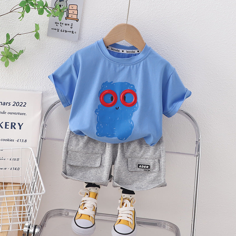 Conjunto Infantil Masculino Óculos Verão