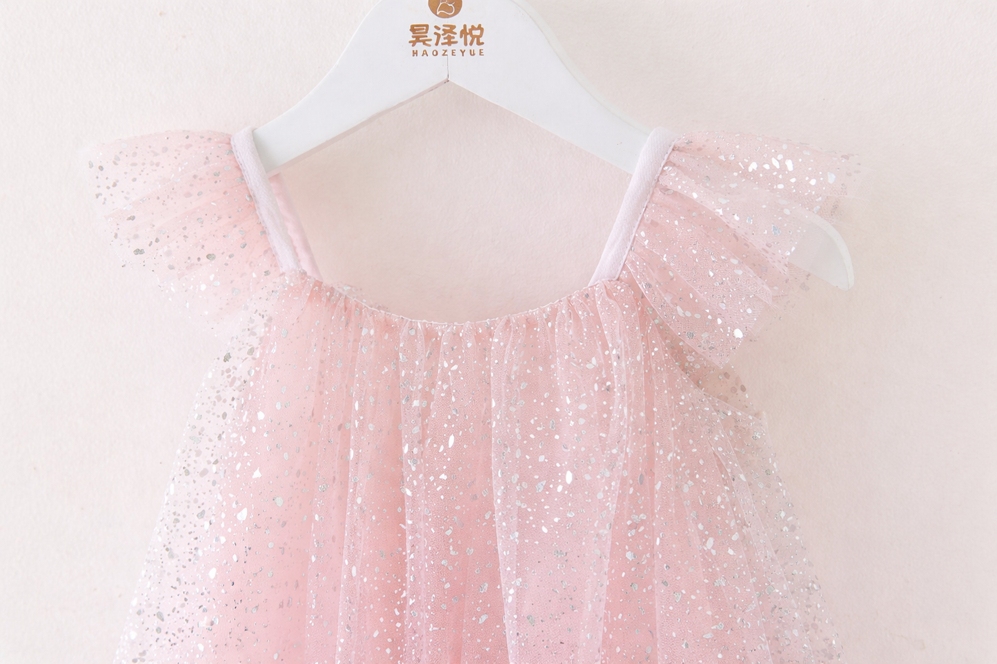 Vestido Infantil Tule Brilhos