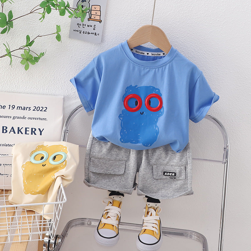 Conjunto Infantil Masculino Óculos Verão