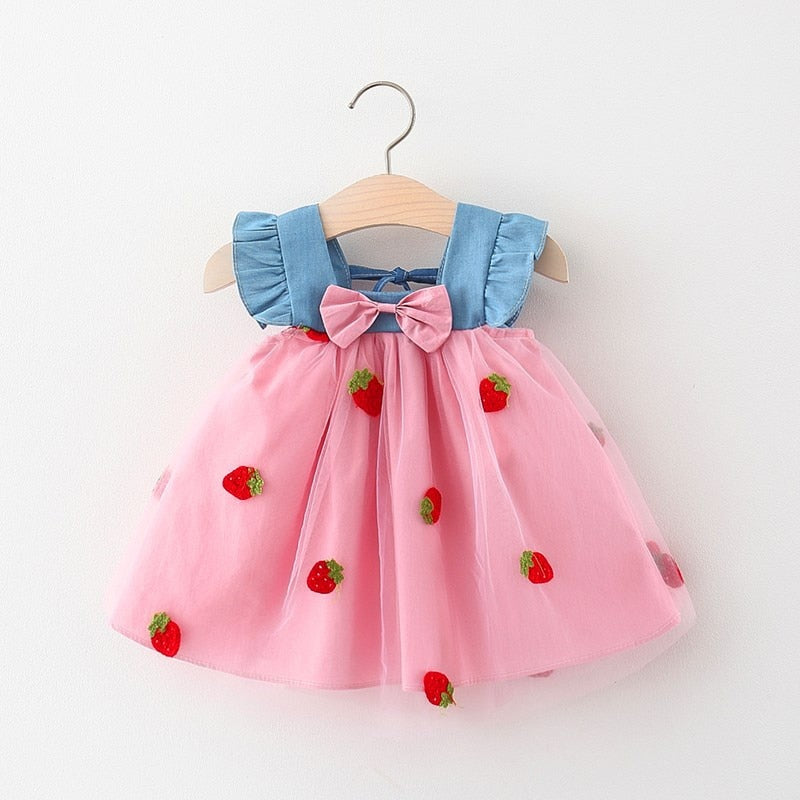 Vestido Frutinha e Tule